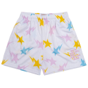 Herrshorts i mesh med sportdetaljer, lösa sommarshorts med stjärntryck, snabbtorkande shorts för träning och fritid 2