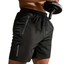 Herrsportshorts för löpning och fitness Snabbtorkande, andningsbara shorts med dragsko Bekväma sommarträningsshorts 3