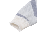 Herrtröja med lång ärm och O-ringning Enkel mönster Elegant stickad tröja Höst- och vintermode Polyester Olika färger 2