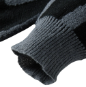 Herrtröja med oregelbundet mönster Lätt rundad hals Modern höst- och vinterstickad tröja Polyester Flera färger 5