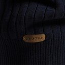 Herrtröja med zip-up polokrage Lång ärm Enfärgad stickad tröja Elegant vintermode Bomull Lycra Bekväm tröja Flera färger 5