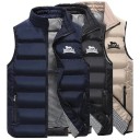 Herrväst med krage Lonsdale på zip med fickor på zip polyester för sport, fritid och vardagsbruk 6