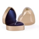 Herzförmige Schmuckschatulle für Ringe mit LED-Beleuchtung farbige Schatulle für Ringe oder Halsketten Präsentationsbox für Schmuck 3