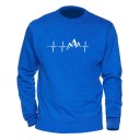 Herzschlag Herren-Sweatshirt 7