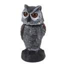 Hibou répulsif à oiseaux 26,5 x 13 cm Hibou en plastique réaliste pour protéger le jardin contre les oiseaux 1