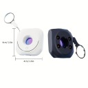 Hidden Camera Detector 4 x 4 cm Mini Security Lens Finder Portable Privacy Protection Antispy Detector 2
