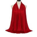 Hidjab en jersey 170x60 cm écharpe légère et extensible pour couvrir les cheveux et le cou, adaptée à un usage quotidien et à la prière 8
