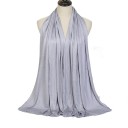 Hidjab en jersey 170x60 cm écharpe légère et extensible pour couvrir les cheveux et le cou, adaptée à un usage quotidien et à la prière 19