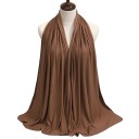 Hidjab en jersey 170x60 cm écharpe légère et extensible pour couvrir les cheveux et le cou, adaptée à un usage quotidien et à la prière 22