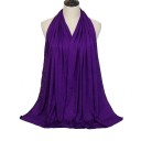 Hidjab en jersey 170x60 cm écharpe légère et extensible pour couvrir les cheveux et le cou, adaptée à un usage quotidien et à la prière 10