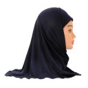 Hidjab pour filles 50 cm en coton pour un usage quotidien à l'école et pendant les loisirs, couvre-chef confortable 5