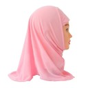 Hidjab pour filles 50 cm en coton pour un usage quotidien à l'école et pendant les loisirs, couvre-chef confortable 6
