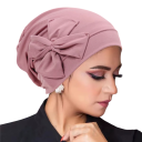 Hidjabe interior muçulmano enrolado com circunferência da cabeça de 58 cm Lenço de turban para a cabeça Hidjabe simples para todo 6