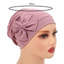 Hidjabe interior muçulmano enrolado com circunferência da cabeça de 58 cm Lenço de turban para a cabeça Hidjabe simples para todo 4