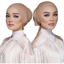 Hidjabe interno muçulmano Turbante feminino lenço islâmico macio Cobertura de cabeça informal para todo o ano Base confortável 11