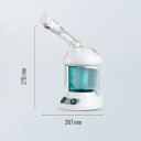 Hidratante vaporizador facial 350 W con boquilla giratoria de 360° Dispositivo humectante para el cuidado de la piel Limpieza profunda de poros y regeneración de la piel 4
