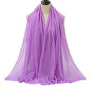 Hidžáb da donna con struttura leggermente stropicciata 180x90 cm in cotone poliestere per uso quotidiano e sovrapposizione 14