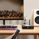 HiFi Bluetooth zesilovač 150W x2, stereo 2.1 s aptX HD, USB, optickým a koaxiálním vstupem, výstupem pro subwoofer, černý, pro domácí audio 5