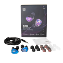 Hifi slúchadlá do uší KBEAR KB02 Duálne meniče Kostné vedenie i dynamický menič Berylliumová membrána Živicové telo Odpojiteľný kábel 4