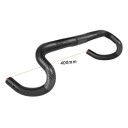 Hiilikuituiset maantieohjaimet 400 mm drop bar hiili musta ergonominen muoto kompakti kaari maantiepyörälle kevyt rakenne 3