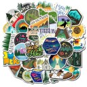 Hiking Stickers 50 pcs E249 1