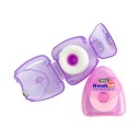 Hilo dental 50 m en estuche de plástico con cortador limpieza interdental hilo blanco estuche azul para la higiene bucal diaria 10