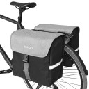 Hintere Fahrradtasche 40 l 2x 36 x 17 x 34 cm PVC Beidseitige Seitentasche für Gepäckträger Wasserabweisend 2