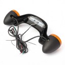 Hintere LED-Bremslichter und Blinker für Motorräder mit Kennzeichenbeleuchtung, Durchmesser 64 mm, für Harley Davidson Street Glide und Road 11