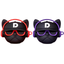 Hip Hop 3D bulldog ontwerp beschermhoes voor AirPods 4 Zachte siliconen hoes schokbestendig en stofdicht met volledige toegang tot de oplaadpoort 4