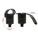 Hirisi Magnetic Fishing Rod Holder with Quick Release Mechanism 6.3 × 4.2 cm Secure Attachment Black for Fishing Stands 2