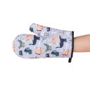 Hittebestendige keukenhandschoen 27 x 17 cm Katoenen beschermhandschoen voor koken, bakken, grillen, huishoudelijke keukenbenodigdheden 2