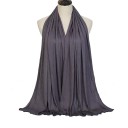 Hiyab de jersey 170x60 cm ligero y elástico para cubrir el cabello y el cuello, adecuado para el uso diario y la oración 17