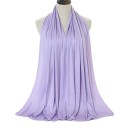 Hiyab de jersey 170x60 cm ligero y elástico para cubrir el cabello y el cuello, adecuado para el uso diario y la oración 11