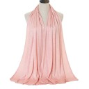 Hiyab de jersey 170x60 cm ligero y elástico para cubrir el cabello y el cuello, adecuado para el uso diario y la oración 6