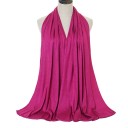 Hiyab de jersey 170x60 cm ligero y elástico para cubrir el cabello y el cuello, adecuado para el uso diario y la oración 4