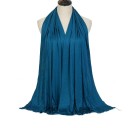 Hiyab de jersey 170x60 cm ligero y elástico para cubrir el cabello y el cuello, adecuado para el uso diario y la oración 9