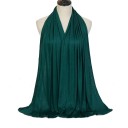 Hiyab de jersey 170x60 cm ligero y elástico para cubrir el cabello y el cuello, adecuado para el uso diario y la oración 1