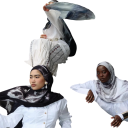 Hiyab musulmán transpirable 80 x 180 cm Pañuelo ligero y suave para mujeres Pañuelos y hiyabs informales de uso todo el año 2