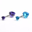 Hjerteformet navlepiercing 10