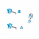 Hjerteformet navlepiercing 11
