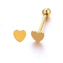 Hjerteformet tungepiercing 2
