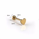Hjerteformet tungepiercing 6