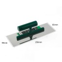 Hladítko na omítku a stěrku s čepelí 250 mm o síle 0,6 mm a uzavřenou plastovou rukojetí v zeleném provedení na zdivo i sádrokarton 2