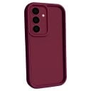 Hladký silikonový obal na Samsung Galaxy A16 5G Bez potisku Matný omak Zvýšený okraj kolem displeje Vystouplý rám objektivů Na běžné nošení 6