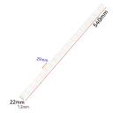 HO Scale Plastic Fence 1:87 540 × 22 mm Thickness 1.2 mm Spacing 29 mm High Fencing for Diorama 2