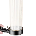 Hochdruck-Duschkopf mit 3 Modi Einstellbare Handbrause Energiesparbrause STOP-Taste Sprühdüse Standardanschluss 5