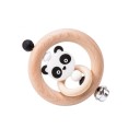 Hochets en bois avec un animal 4