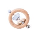 Hochets en bois avec un animal 5