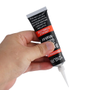 Hochtemperatur schwarzes Silikon-Dichtmittel 50 g Gummi RTV Dichtmittel zum Kleben und Abdichten von Motoren, Auspuffanlagen und Verbindungen 2