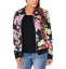 Hochwertige Damen-Frühlings-/Herbstjacke mit Blumenmuster J704 5